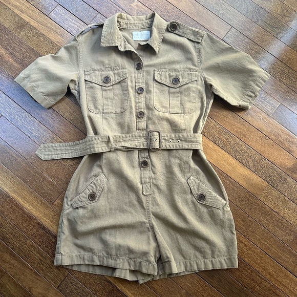 Converse Utility Romper W/ Removable Belt (sz 2) - Picture 1 of 9
